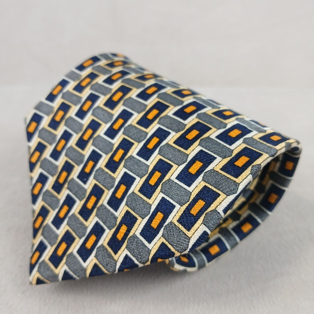 VTG Pierre Balmain 4x58 Mens‎ Silk Tie Geometric